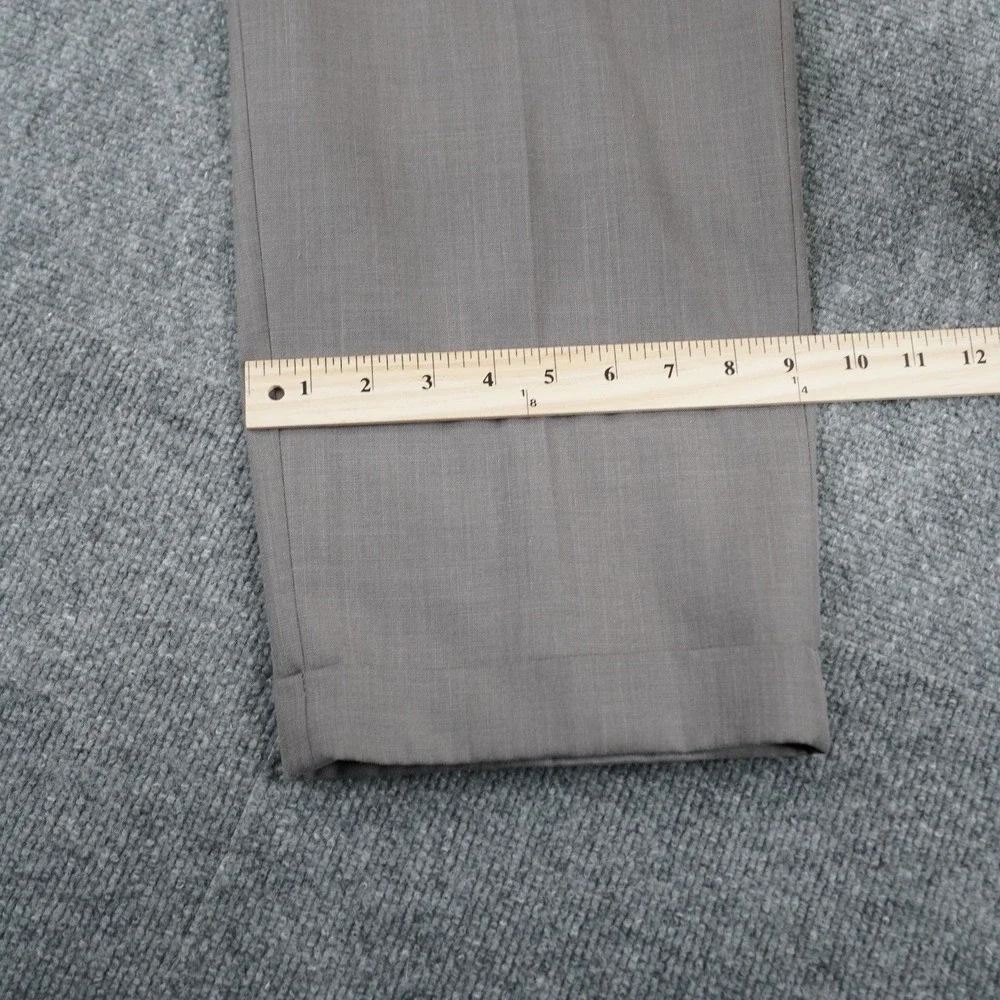 Lauren‎ Ralph Lauren Dress Pants Mens 44x31 Taupe Grey Double Pleated Wool Blend